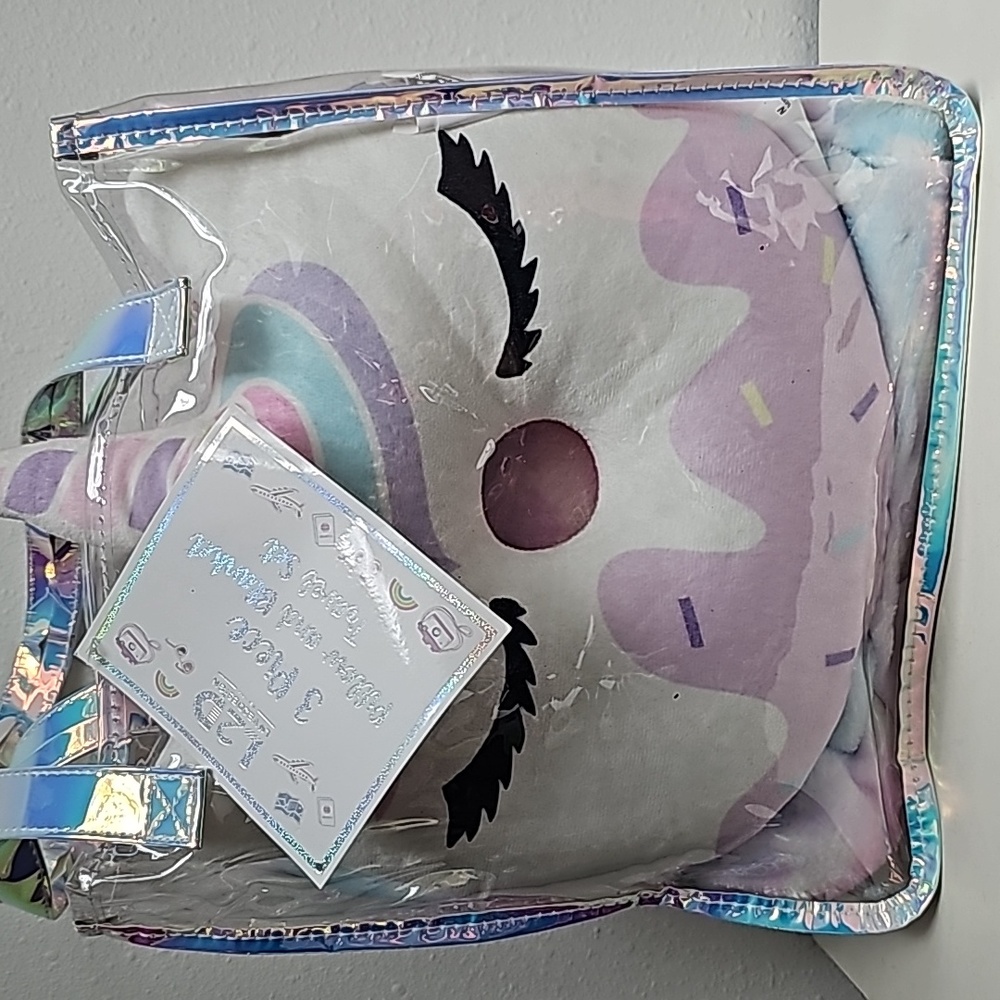 L2D 3 piece pillow and blanket travel set for girls